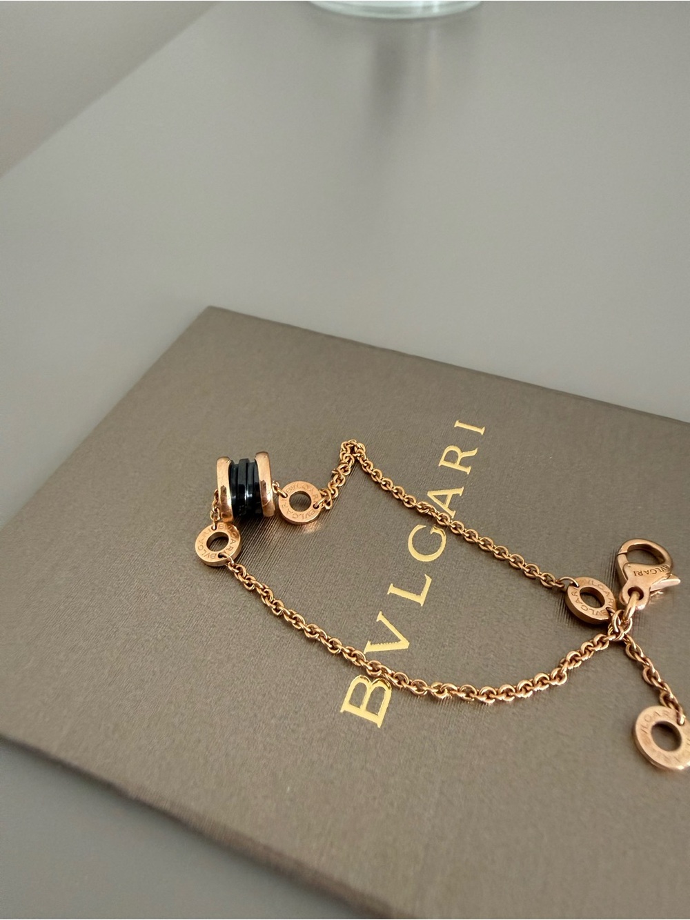 Authentic Bulgari B.ZERO1 BRACELET Rose gold